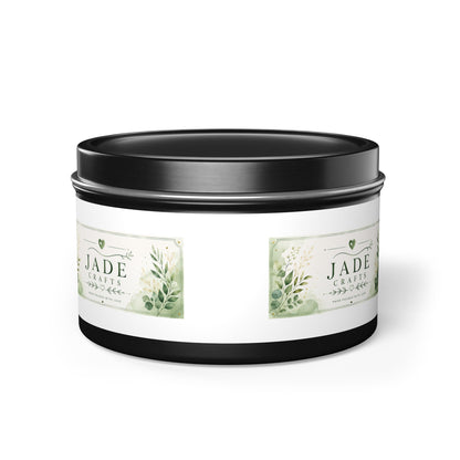 Botanical Jade Tin Candle