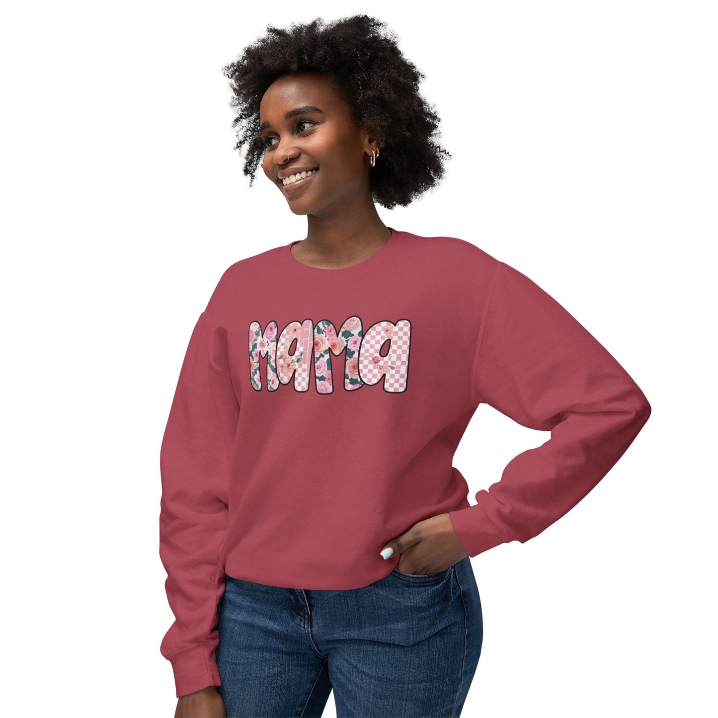 Mama Floral Crewneck Sweatshirt