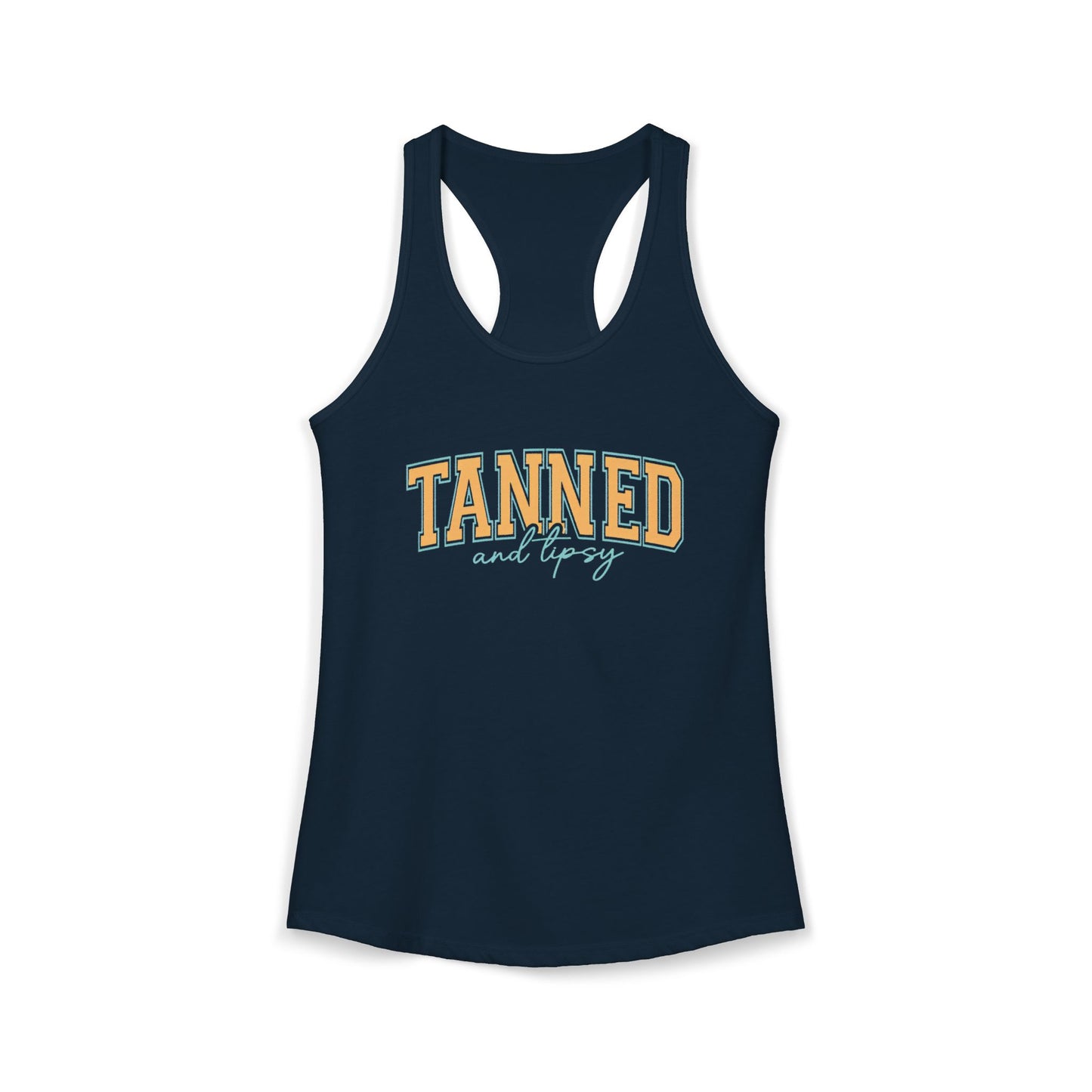 Tanned and Tipsy Racerback Tank