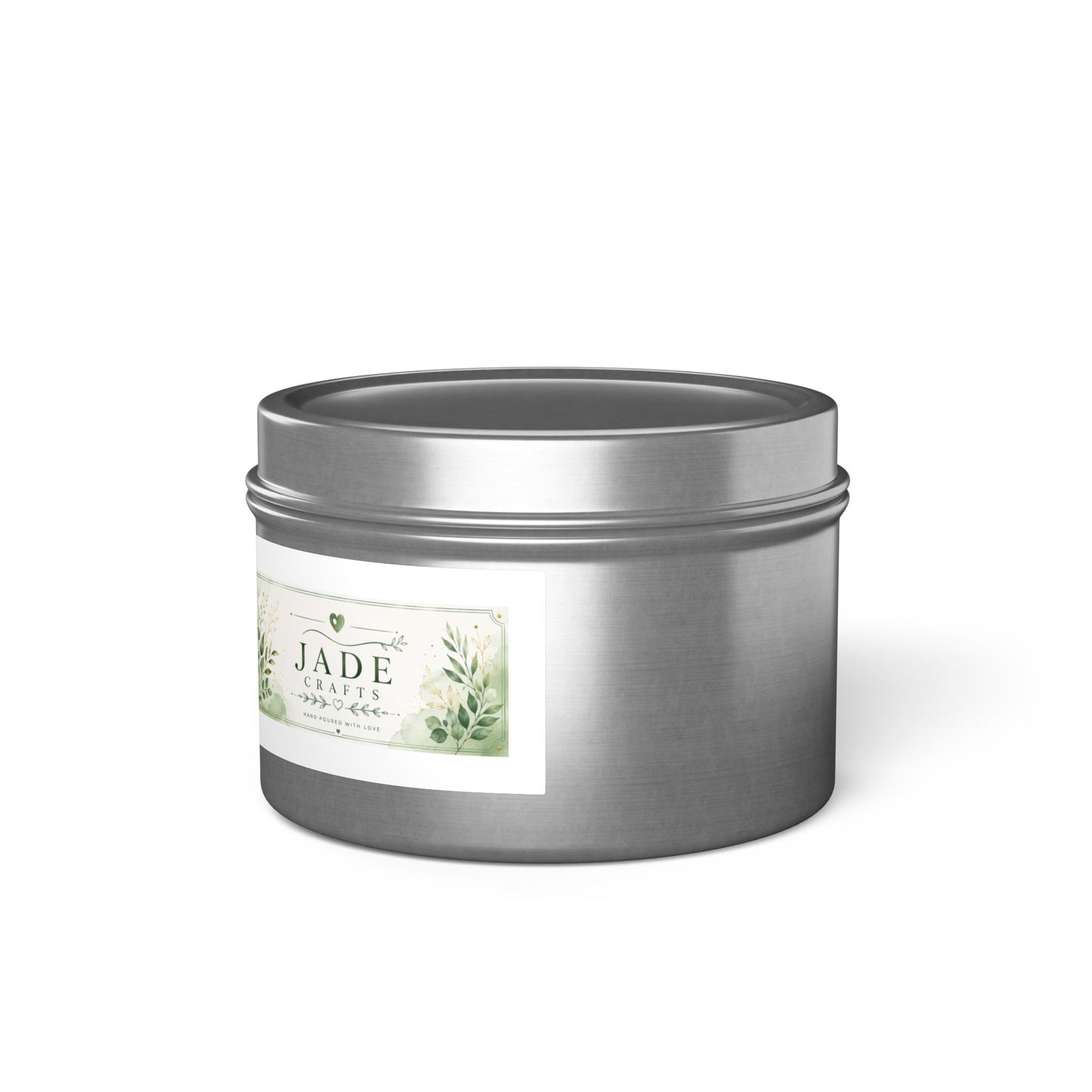Botanical Jade Tin Candle