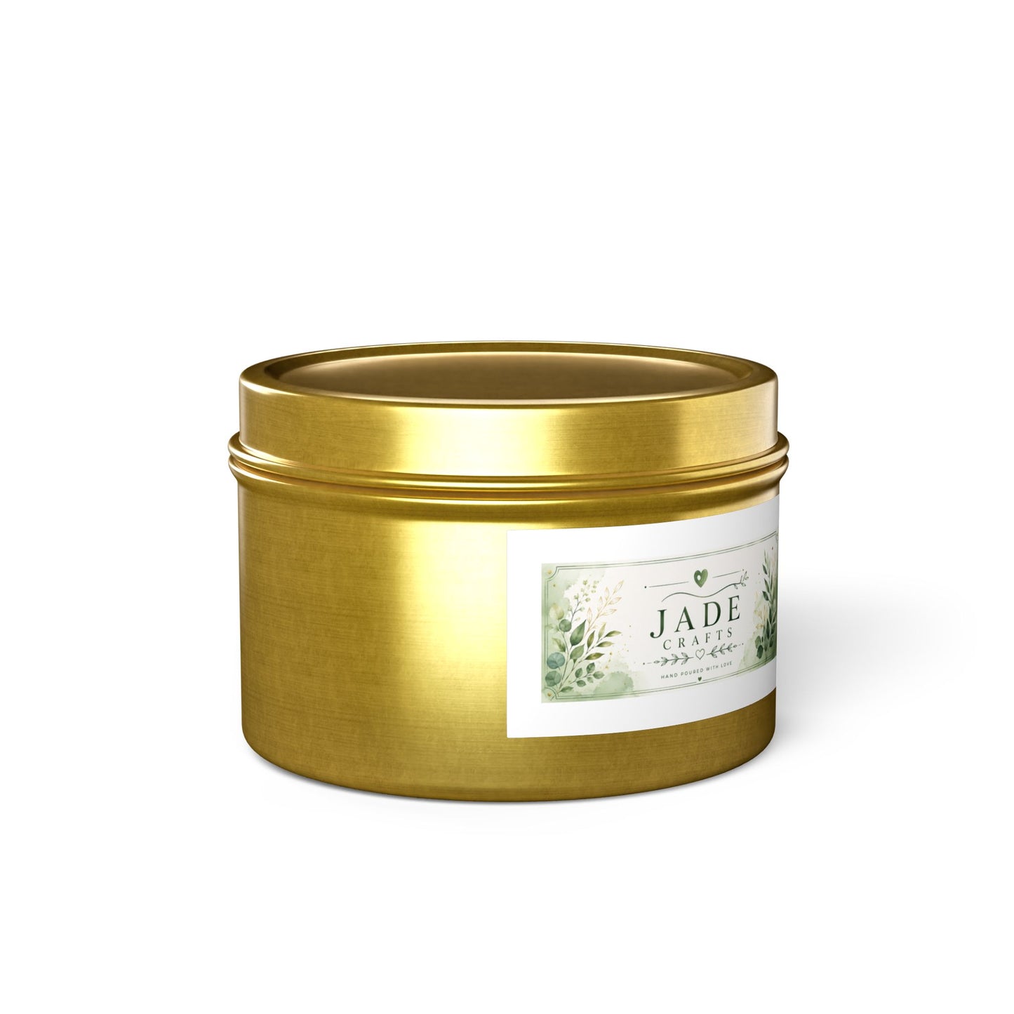 Botanical Jade Tin Candle