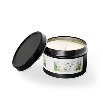 Botanical Jade Tin Candle