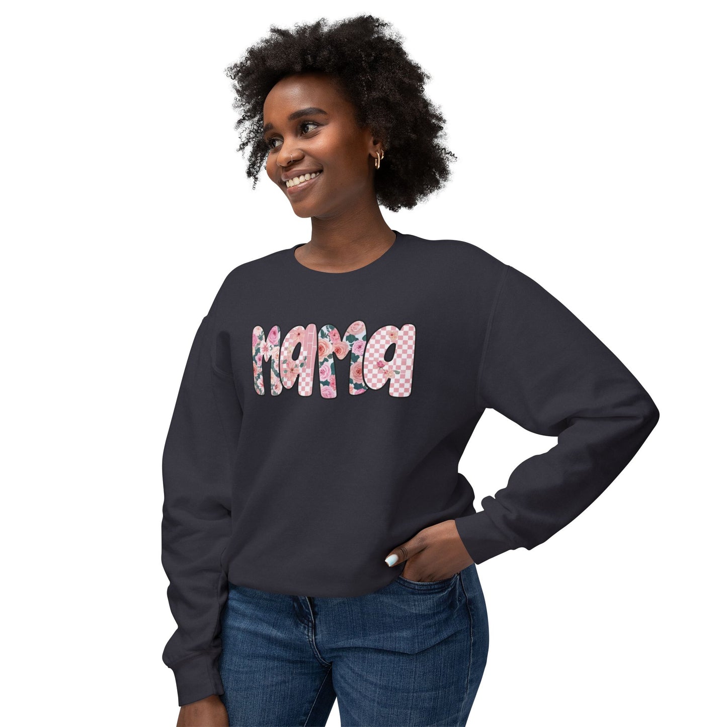 Mama Floral Crewneck Sweatshirt