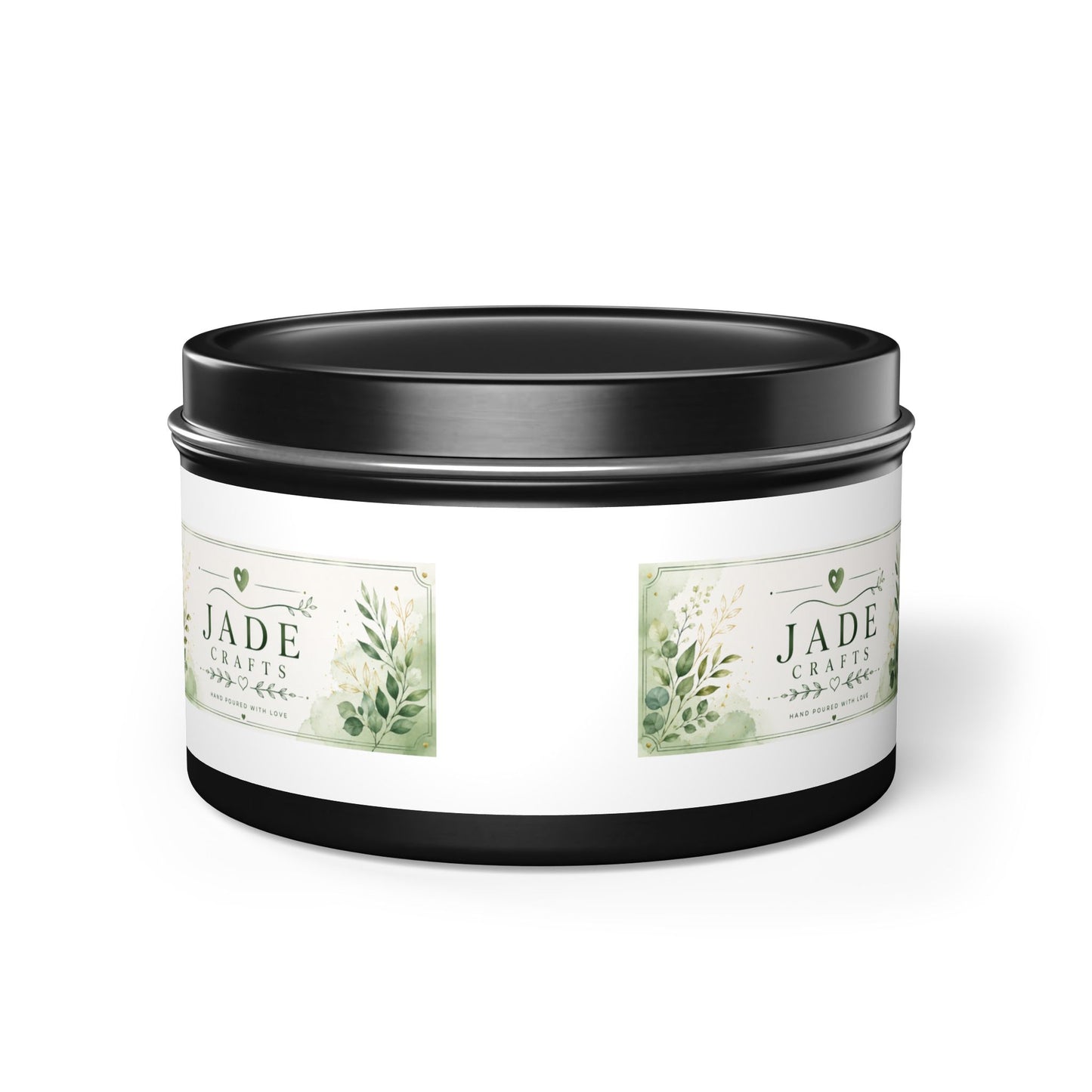 Botanical Jade Tin Candle