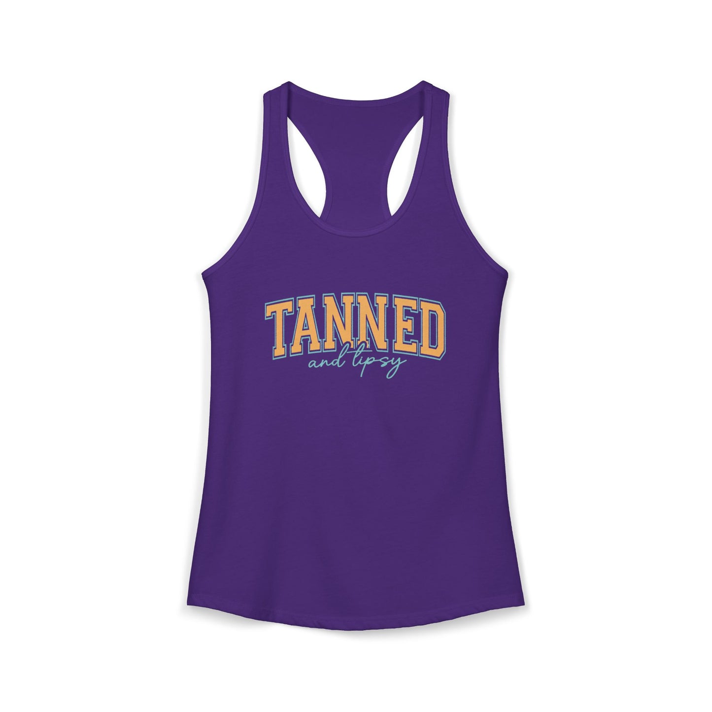 Tanned and Tipsy Racerback Tank