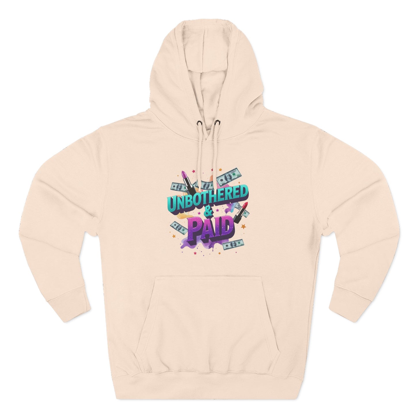 Unbothered & Paid' Fleece Hoodie