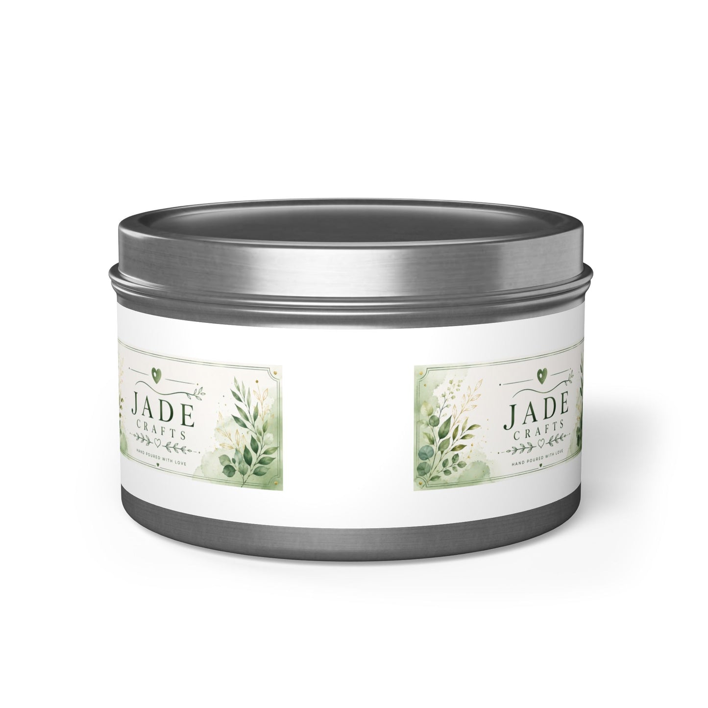 Botanical Jade Tin Candle