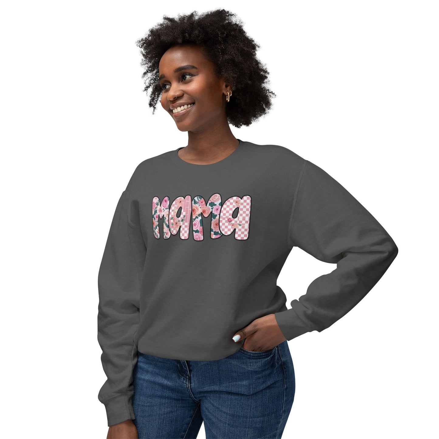Mama Floral Crewneck Sweatshirt