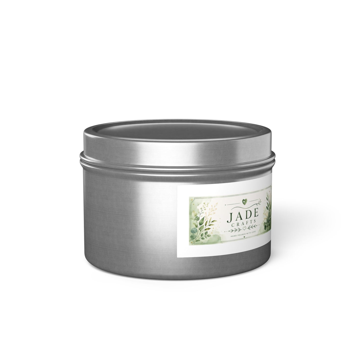 Botanical Jade Tin Candle