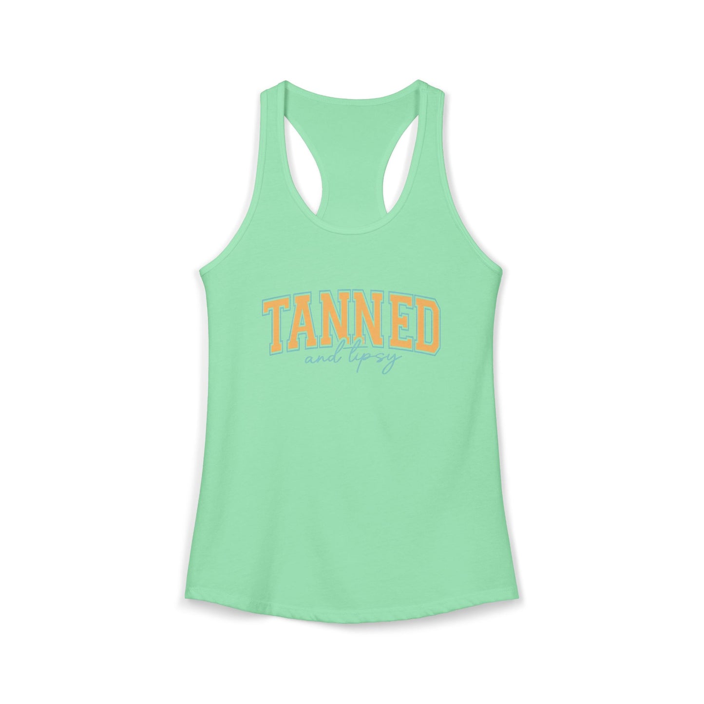 Tanned and Tipsy Racerback Tank