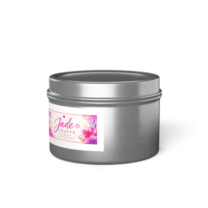 Floral Tin Candle