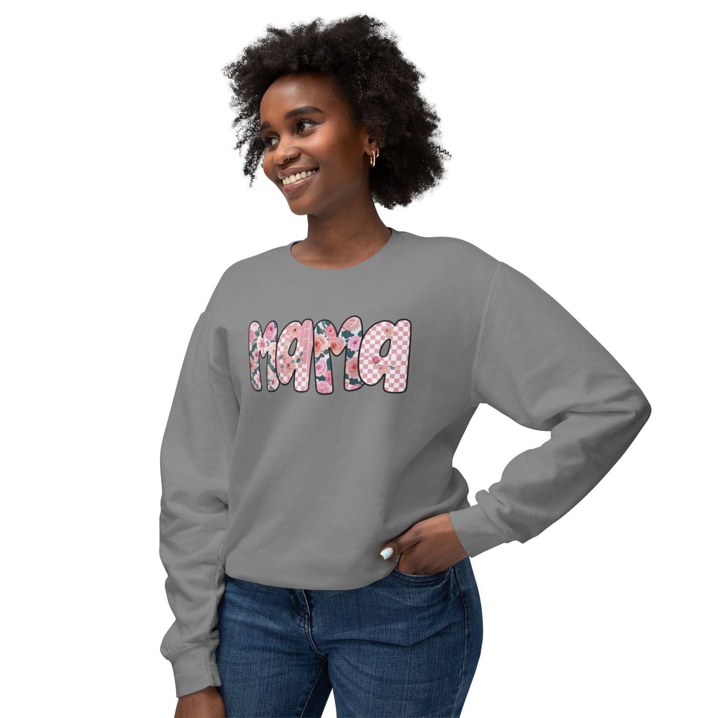Mama Floral Crewneck Sweatshirt