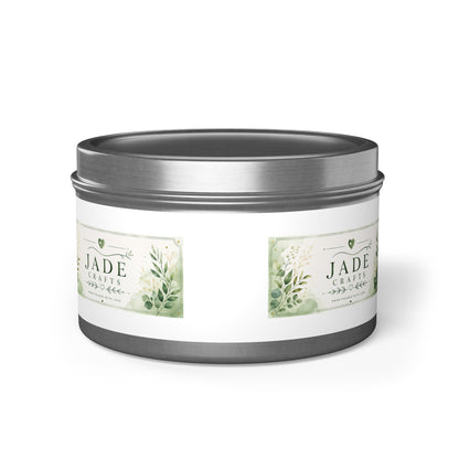 Botanical Jade Tin Candle