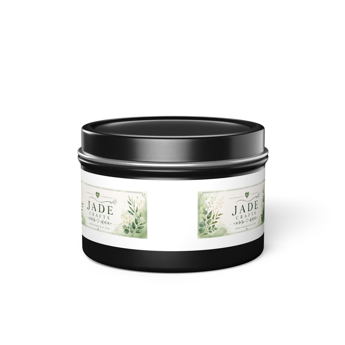 Botanical Jade Tin Candle