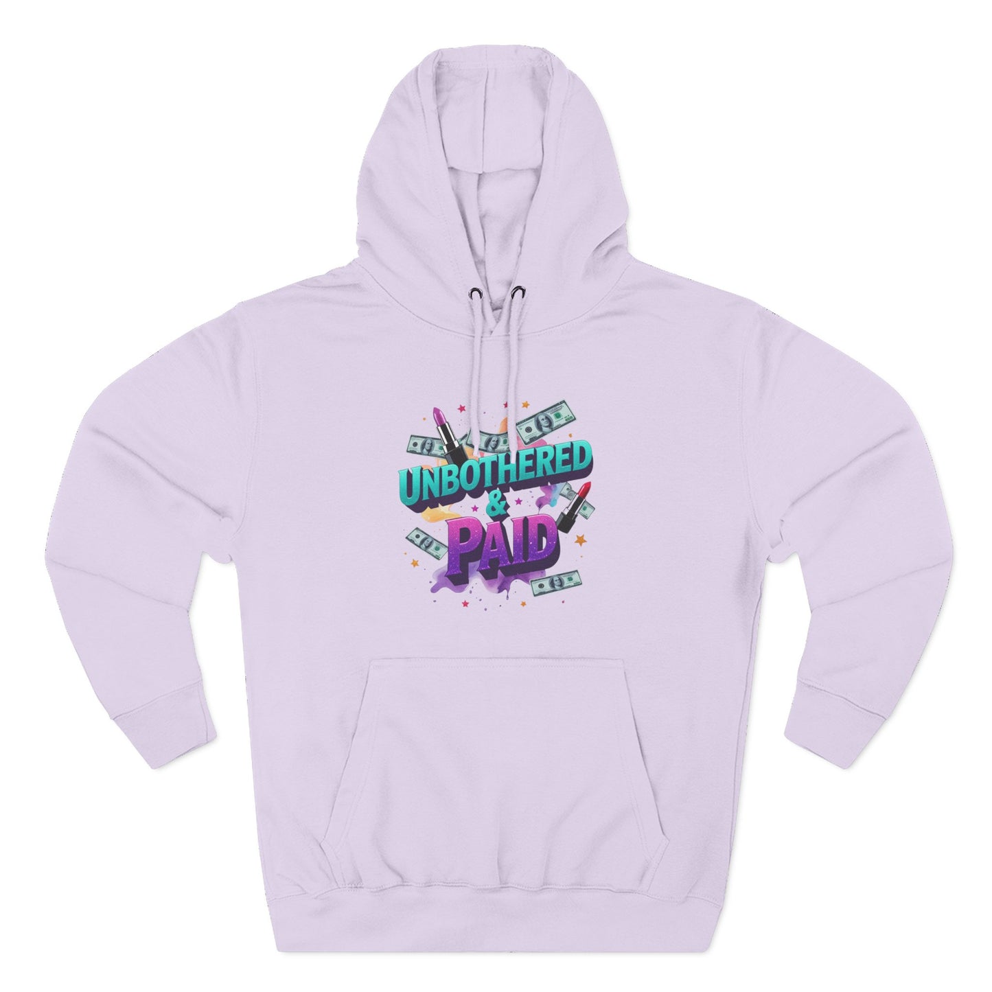 Unbothered & Paid' Fleece Hoodie