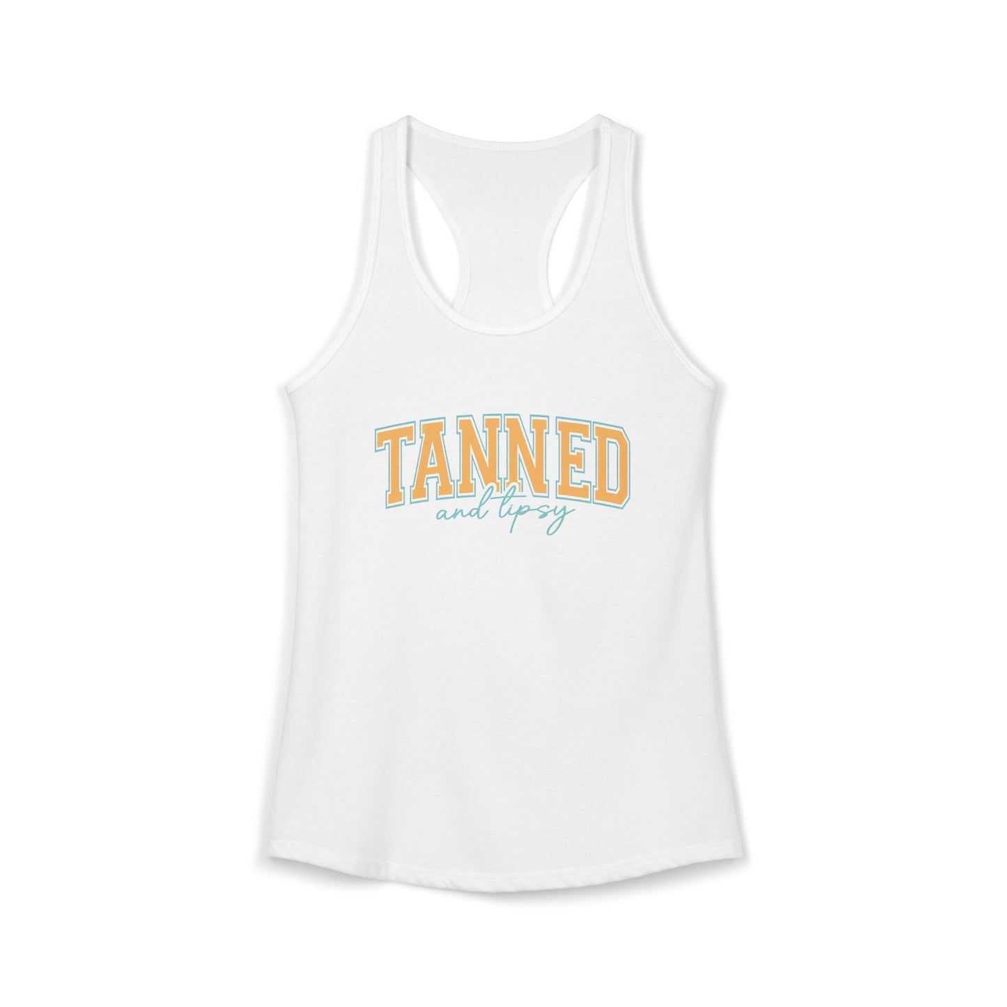 Tanned and Tipsy Racerback Tank