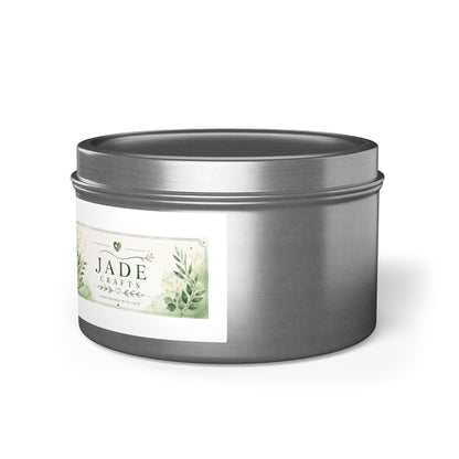 Botanical Jade Tin Candle