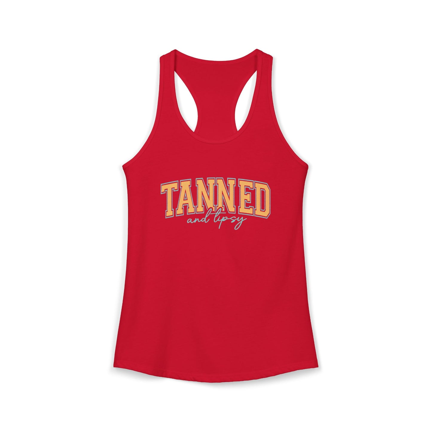 Tanned and Tipsy Racerback Tank