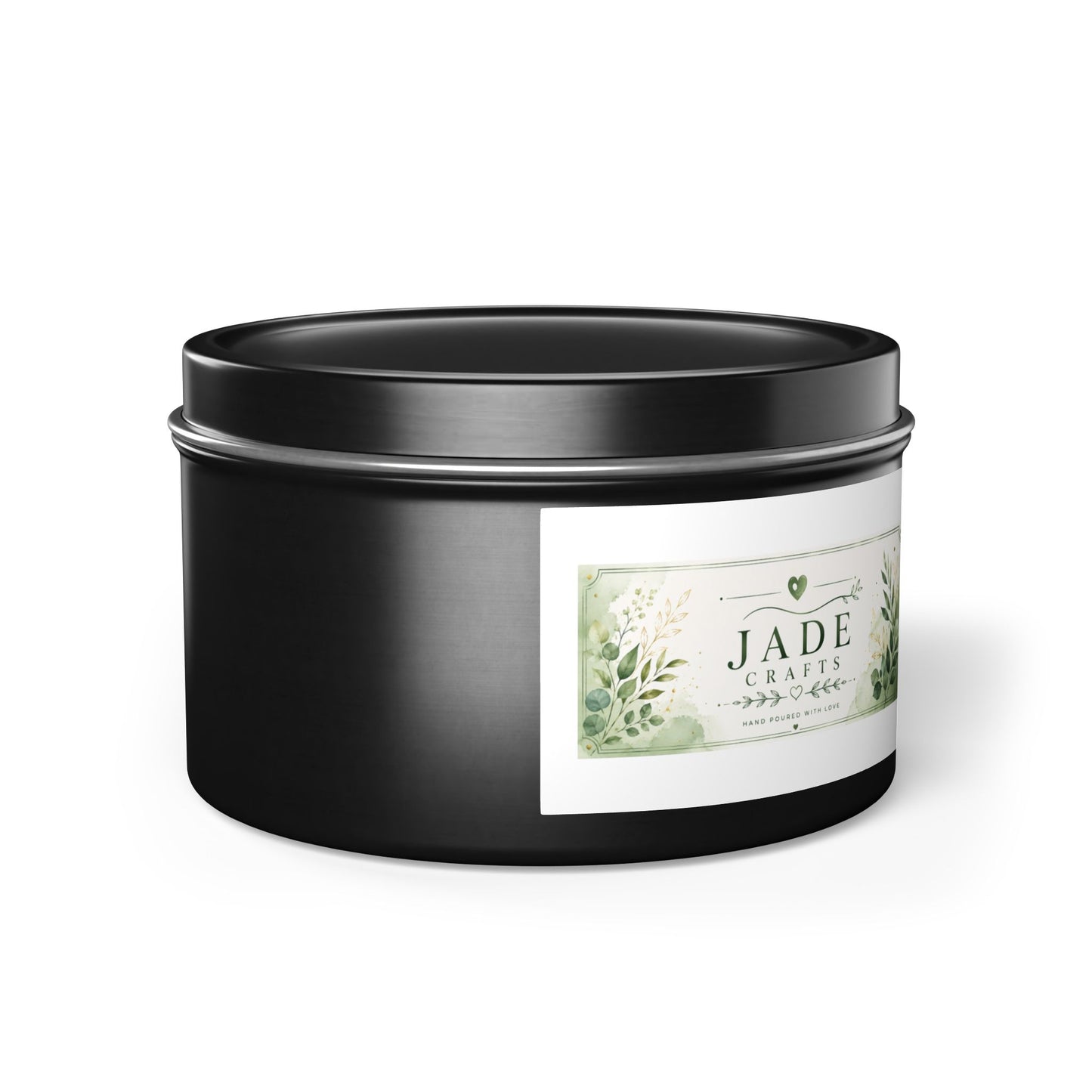 Botanical Jade Tin Candle