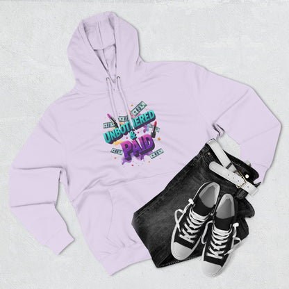 Unbothered & Paid' Fleece Hoodie