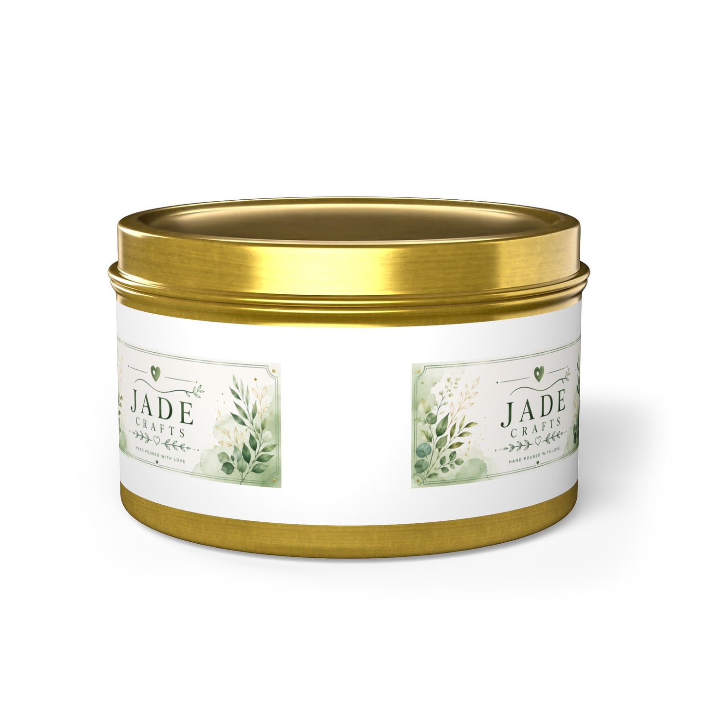 Botanical Jade Tin Candle