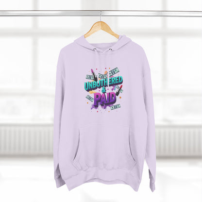 Unbothered & Paid' Fleece Hoodie