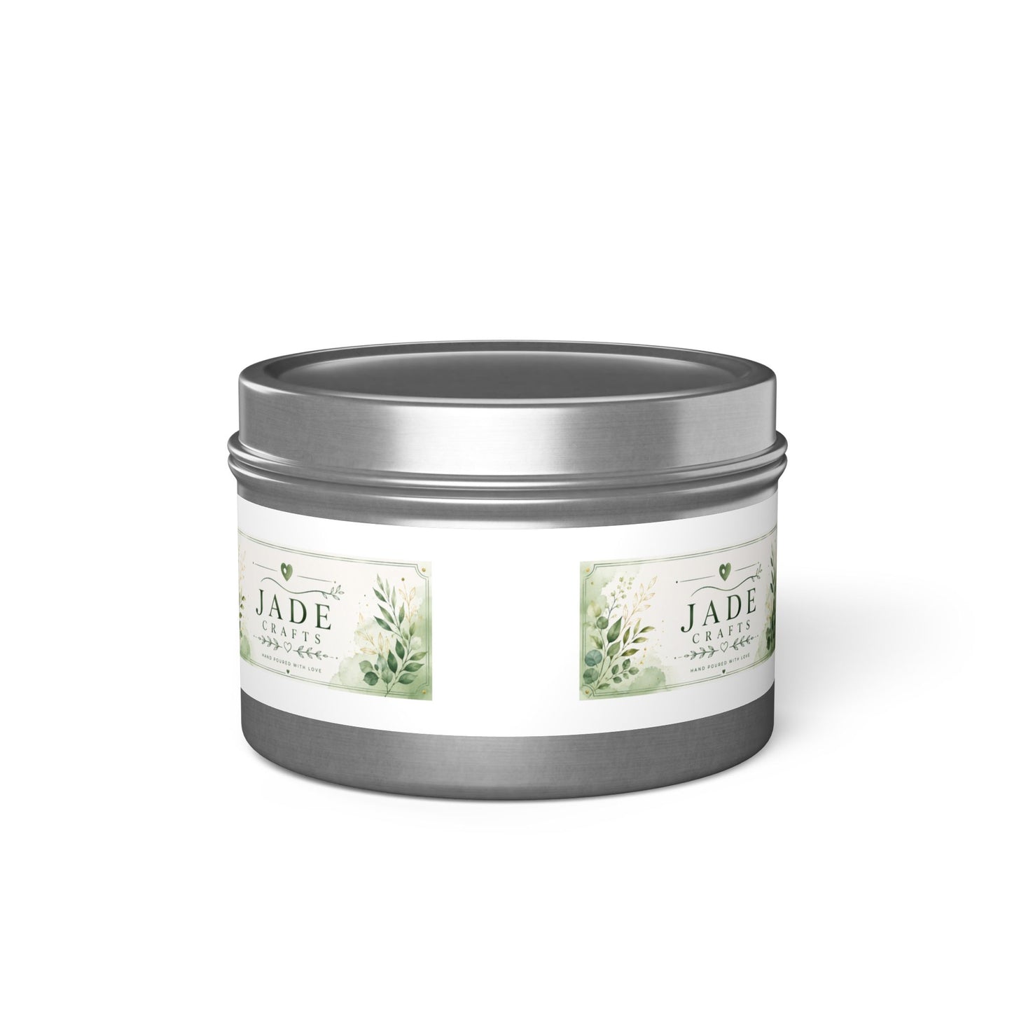 Botanical Jade Tin Candle