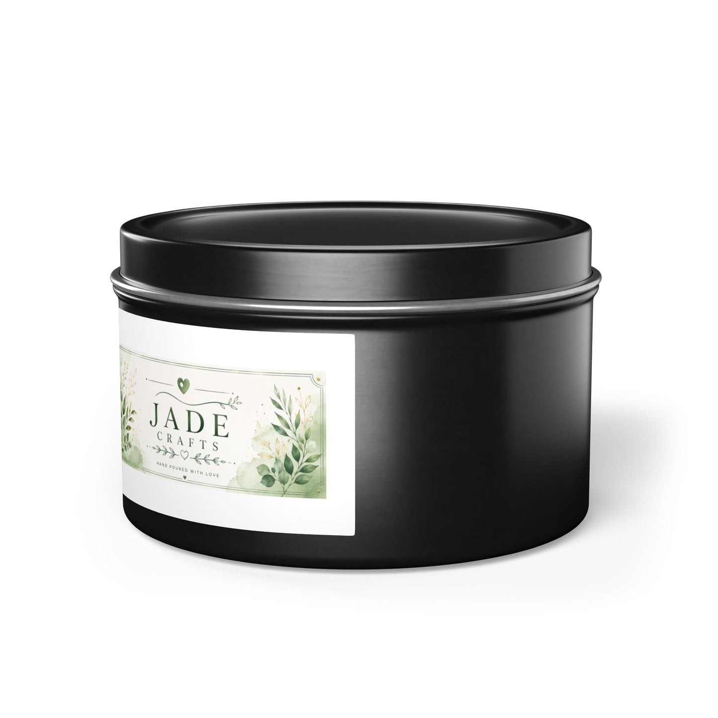 Botanical Jade Tin Candle