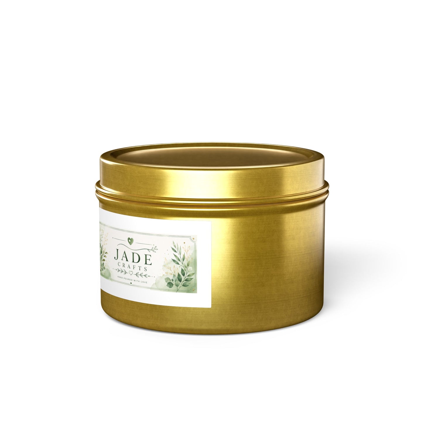 Botanical Jade Tin Candle