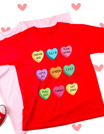 Youth Candy Hearts Tee