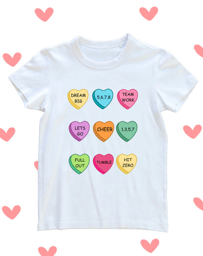 Youth Candy Hearts Tee